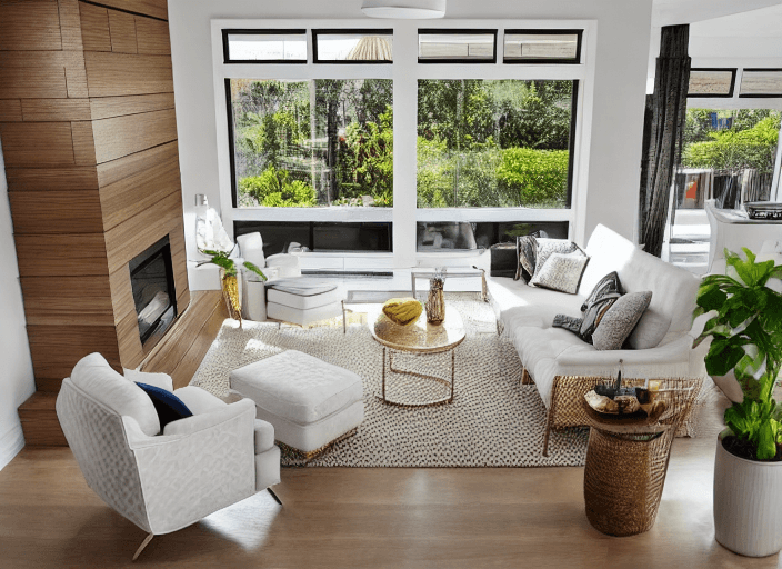 Generated photo of a room with roomGPT.io